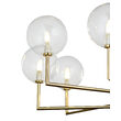 Candelabru modern alama abajururi transparente 10xG9/60W Feme 1976 Jupiter